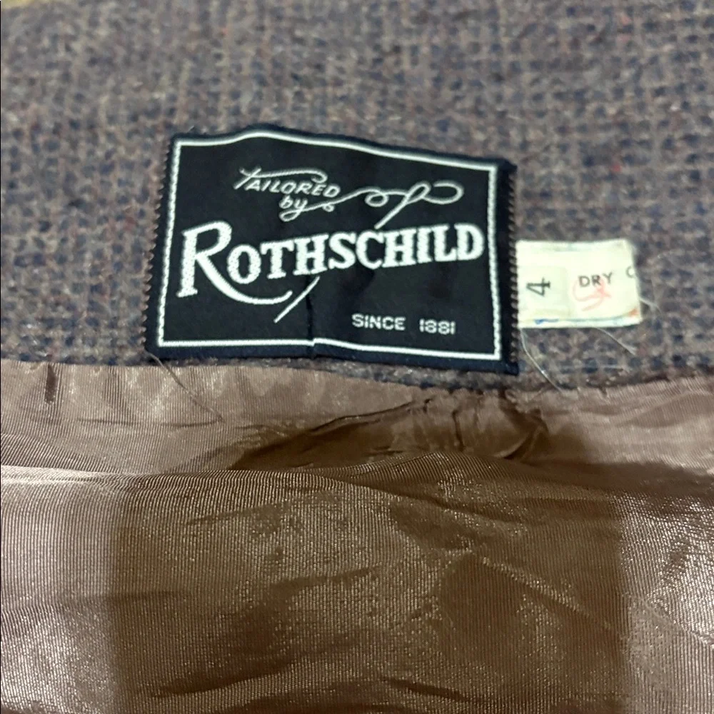 Rothschild Kids Double-Breasted Pea Coat - Purple‎ and Maroon